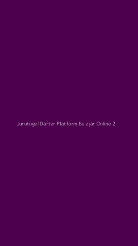 Tampilan Antarmuka Aplikasi Jurutogel Daftar Platform Belajar Online - 2