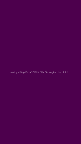 Tampilan Antarmuka Aplikasi Jurutogel Wap Data Sgp Hk Sdy Terlengkap Hari Ini - 1