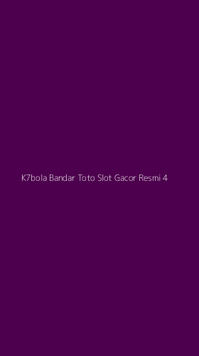 Tampilan Antarmuka Aplikasi K7bola Bandar Toto Slot Gacor Resmi - 4