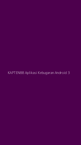 Tampilan Antarmuka Aplikasi Kapten88 Aplikasi Kebugaran Android - 3