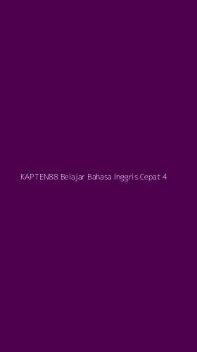 Tampilan Antarmuka Aplikasi Kapten88 Belajar Bahasa Inggris Cepat - 4