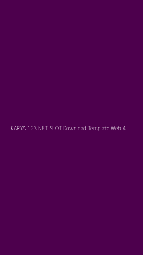 Tampilan Antarmuka Aplikasi Karya 123 Net Slot Download Template Web - 4