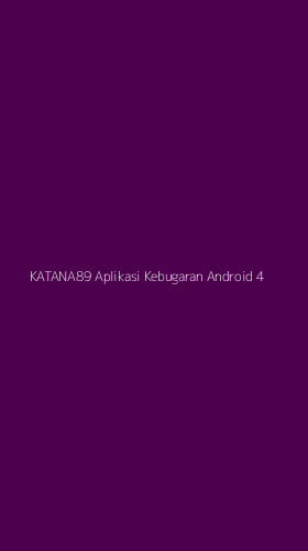 Tampilan Antarmuka Aplikasi Katana89 Aplikasi Kebugaran Android - 4