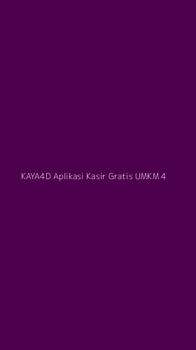 Tampilan Antarmuka Aplikasi Kaya4d Aplikasi Kasir Gratis Umkm - 4