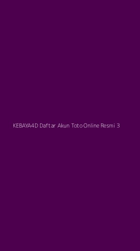 Tampilan Antarmuka Aplikasi Kebaya4d Daftar Akun Toto Online Resmi - 3