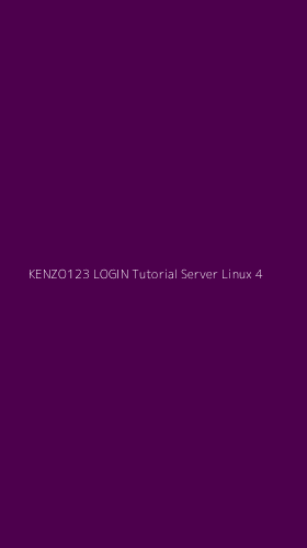 Tampilan Antarmuka Aplikasi Kenzo123 Login Tutorial Server Linux - 4