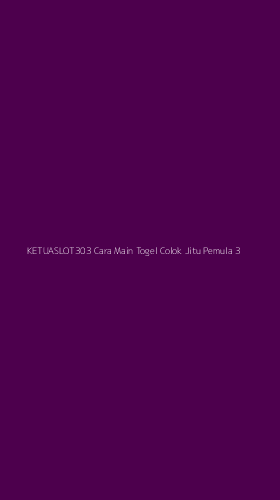 Tampilan Antarmuka Aplikasi Ketuaslot303 Cara Main Togel Colok Jitu Pemula - 3