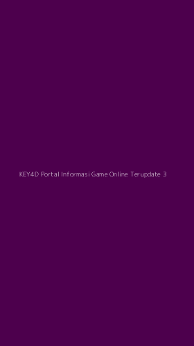 Tampilan Antarmuka Aplikasi Key4d Portal Informasi Game Online Terupdate - 3