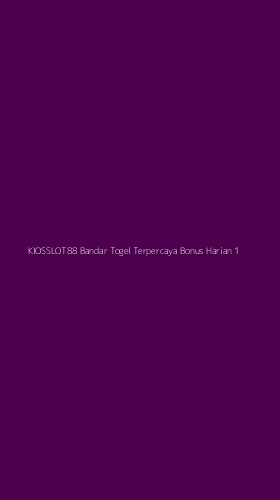 Tampilan Antarmuka Aplikasi Kiosslot88 Bandar Togel Terpercaya Bonus Harian - 1