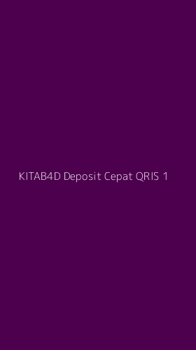 Tampilan Antarmuka Aplikasi Kitab4d Deposit Cepat Qris - 1