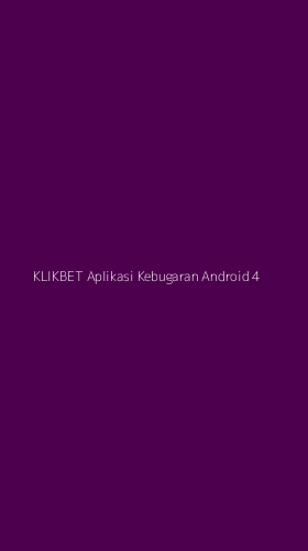 Tampilan Antarmuka Aplikasi Klikbet Aplikasi Kebugaran Android - 4