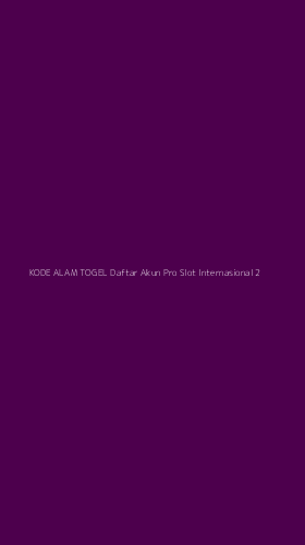 Tampilan Antarmuka Aplikasi Kode Alam Togel Daftar Akun Pro Slot Internasional - 2