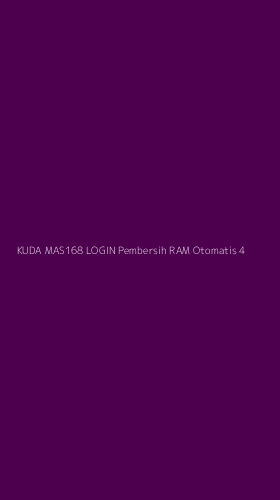 Tampilan Antarmuka Aplikasi Kuda Mas168 Login Pembersih Ram Otomatis - 4