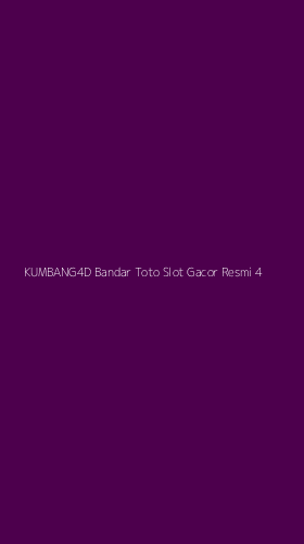 Tampilan Antarmuka Aplikasi Kumbang4d Bandar Toto Slot Gacor Resmi - 4