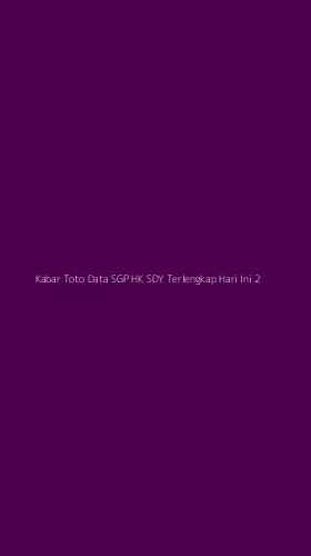 Tampilan Antarmuka Aplikasi Kabar Toto Data Sgp Hk Sdy Terlengkap Hari Ini - 2