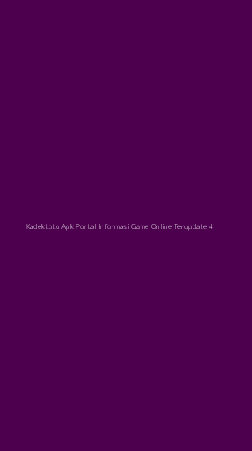 Tampilan Antarmuka Aplikasi Kadektoto Apk Portal Informasi Game Online Terupdate - 4