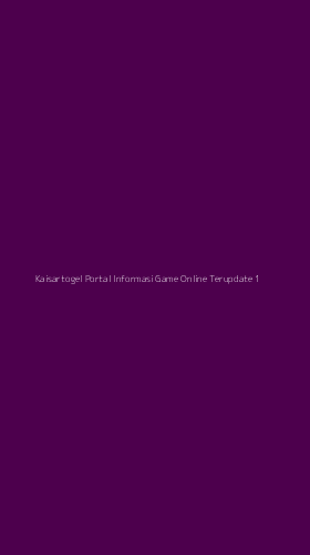 Tampilan Antarmuka Aplikasi Kaisartogel Portal Informasi Game Online Terupdate - 1
