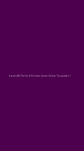 Tampilan Antarmuka Aplikasi Kaizen88 Portal Informasi Game Online Terupdate - 1