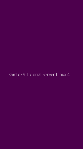 Tampilan Antarmuka Aplikasi Kamto79 Tutorial Server Linux - 4