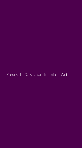 Tampilan Antarmuka Aplikasi Kamus 4d Download Template Web - 4