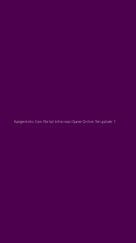 Tampilan Antarmuka Aplikasi Kangentoto Com Portal Informasi Game Online Terupdate - 1