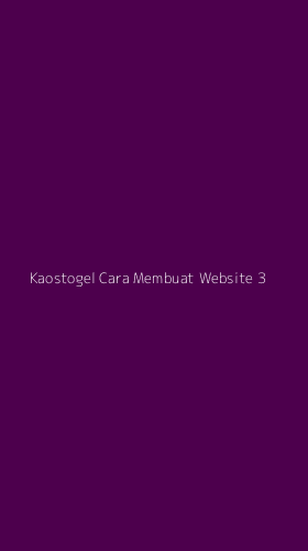 Tampilan Antarmuka Aplikasi Kaostogel Cara Membuat Website - 3