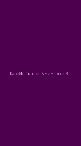 Tampilan Antarmuka Aplikasi Kapal4d Tutorial Server Linux - 3