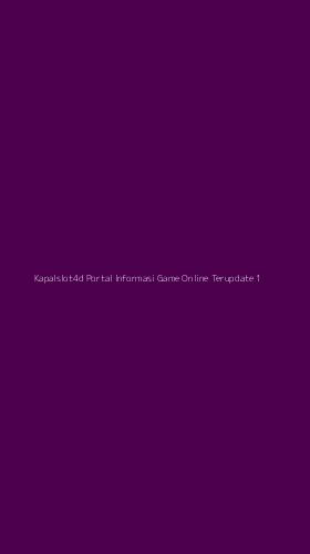Tampilan Antarmuka Aplikasi Kapalslot4d Portal Informasi Game Online Terupdate - 1