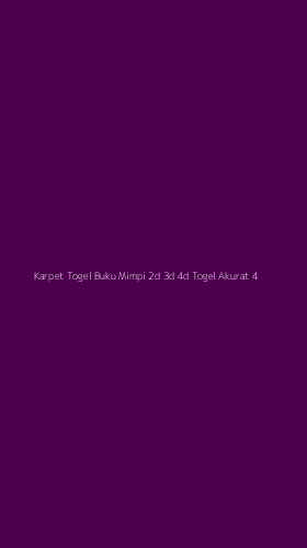Tampilan Antarmuka Aplikasi Karpet Togel Buku Mimpi 2d 3d 4d Togel Akurat - 4