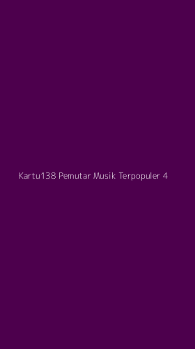 Tampilan Antarmuka Aplikasi Kartu138 Pemutar Musik Terpopuler - 4