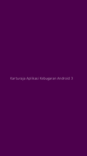 Tampilan Antarmuka Aplikasi Karturaja Aplikasi Kebugaran Android - 3