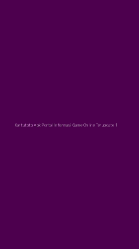Tampilan Antarmuka Aplikasi Kartutoto Apk Portal Informasi Game Online Terupdate - 1
