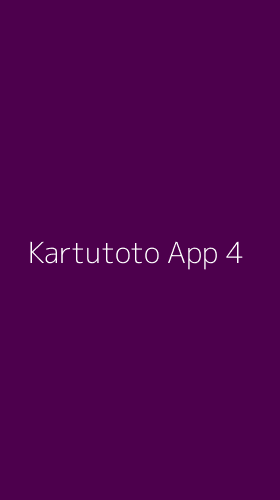 Tampilan Antarmuka Aplikasi Kartutoto App - 4