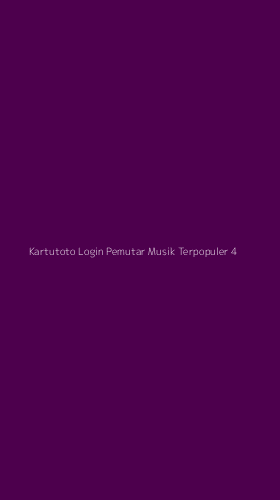 Tampilan Antarmuka Aplikasi Kartutoto Login Pemutar Musik Terpopuler - 4
