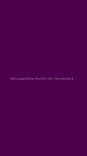 Tampilan Antarmuka Aplikasi Kartuvipqq Daftar Akun Pro Slot Internasional - 4
