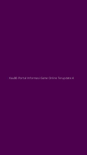 Tampilan Antarmuka Aplikasi Kau86 Portal Informasi Game Online Terupdate - 4