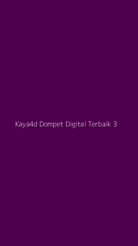 Tampilan Antarmuka Aplikasi Kaya4d Dompet Digital Terbaik - 3