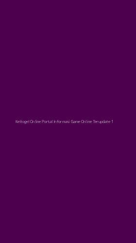 Tampilan Antarmuka Aplikasi Keitogel Online Portal Informasi Game Online Terupdate - 1