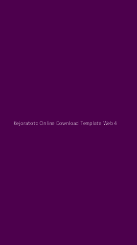 Tampilan Antarmuka Aplikasi Kejoratoto Online Download Template Web - 4
