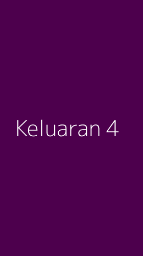 Tampilan Antarmuka Aplikasi Keluaran - 4