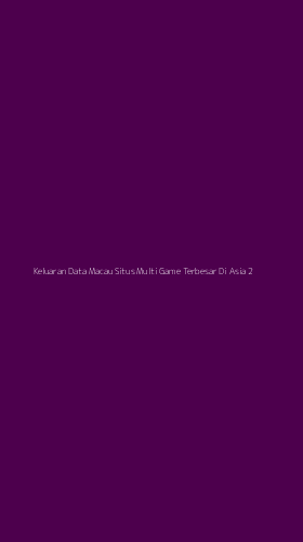 Tampilan Antarmuka Aplikasi Keluaran Data Macau Situs Multi Game Terbesar Di Asia - 2
