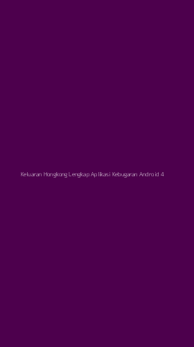 Tampilan Antarmuka Aplikasi Keluaran Hongkong Lengkap Aplikasi Kebugaran Android - 4
