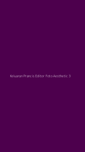 Tampilan Antarmuka Aplikasi Keluaran Prancis Editor Foto Aesthetic - 3