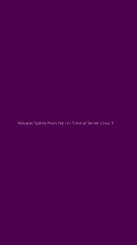 Tampilan Antarmuka Aplikasi Keluaran Sydney Pools Hari Ini Tutorial Server Linux - 3