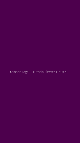 Tampilan Antarmuka Aplikasi Kembar Togel - Tutorial Server Linux - 4