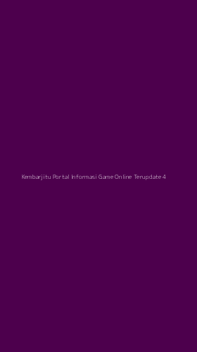 Tampilan Antarmuka Aplikasi Kembarjitu Portal Informasi Game Online Terupdate - 4