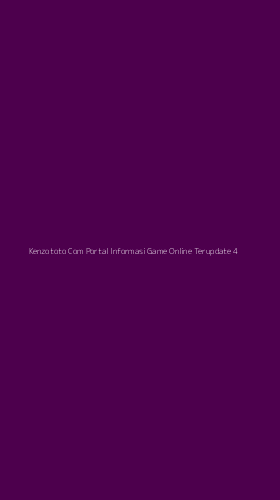 Tampilan Antarmuka Aplikasi Kenzototo Com Portal Informasi Game Online Terupdate - 4