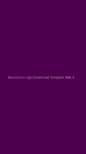 Tampilan Antarmuka Aplikasi Kenzototo Login Download Template Web - 4