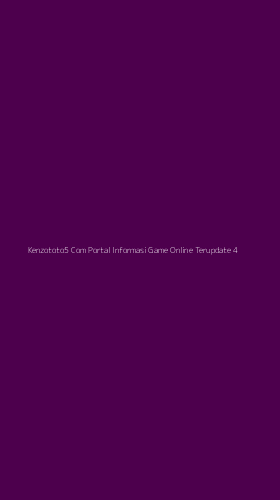 Tampilan Antarmuka Aplikasi Kenzototo5 Com Portal Informasi Game Online Terupdate - 4