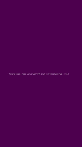 Tampilan Antarmuka Aplikasi Keongtogel App Data Sgp Hk Sdy Terlengkap Hari Ini - 2